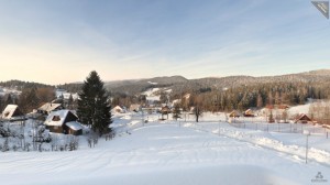 View from the hotel terrace in the winter. View from the Hotel Duo terrace in the winter.